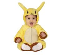Déguisement de Pikachu pour bébé - SUPER H PERSO CELEBR - Combinaison jaune et queue - Intérieur 6-12 mois