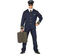 Déguisement De Pilote De Avion Pour Homme (Taille L) Multicolore