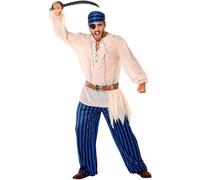 Déguisement De Pirate À Rayures Pour Homme (Taille M-L) Multicolore