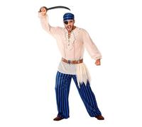 Déguisement De Pirate À Rayures Pour Homme (Taille S) Multicolore