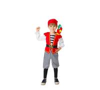 Mom Boy Caribbean Pirate Costume Rouge 12-24 Months Enfants