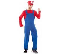 Déguisement De Plombier Rouge - Homme - M/L EURO CARNAVALES Rouge G