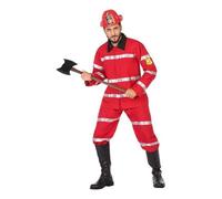 Déguisement De Plombier Rouge Pour Homme (Taille M-L) Multicolore