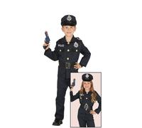 Déguisement De Police Bleue Pour Enfants (Taille 5-6a) Multicolore