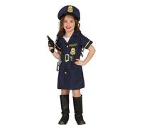 Déguisement De Police Girl Pour Fille (Taille 7-9a) Multicolore