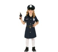 Déguisement De Police Local Pour Fille (Taille 5-6a) Multicolore