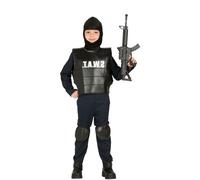 Déguisement De Police Swat Pour Enfant (Taille 10-12a) Multicolore
