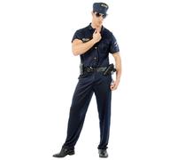 Déguisement De Policier Musclé Pour Homme (Taille L) Multicolore
