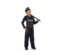 Déguisement de policier noir chic pour garçon - ATOSA - Taille unique - A partir de 7 ans