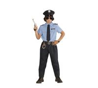 W WIDMANN MILANO Party Fashion - Costume enfant policier, agent de police, homme de loi, commissaire, uniforme, déguisements de carnaval