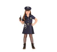 Déguisement de policier - WIDMANN - Fille - Multicolore - 6 mois à 10 ans - Polyester 4-5 ans