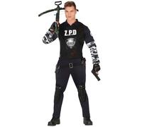 Déguisement de Policier Zombie pour homme M