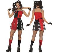 Déguisement de pom-pom girl Harley Crazy, taille 42-44 L