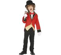 Fiestas Guirca Déguisement Directeur de Cirque Rouge/Blanc Normes UE Enfant 5-6 ans