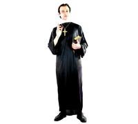 Boland Déguisement adulte 83815 – Prêtre (curé/saint), toge avec col – Taille M-L