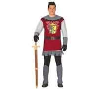Déguisement De Prince Médiéval Pour Homme, Taille Unique (Taille M) Multicolore