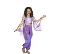 Déguisement De Princesse Arabe Violette Pour Fille (Taille 10-12a) Multicolore