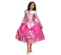 Déguisement de princesse Aurore pour filles, costume officiel de princesse Disney, taille enfant (7-8)