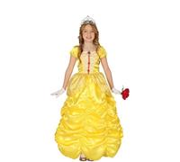 Déguisement De Princesse De Conte Jaune Pour Fille (Taille 5-6a) Multicolore