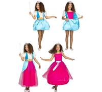 Déguisement De Princesse Magique Transformable 4 In 1 Pour Fille (Taille 7-9a)