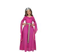 Déguisement De Princesse Médiéval Rose Pour Fille (Taille 5-6a) Multicolore