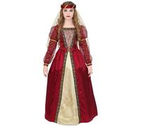 Widmann Déguisement Princesse médiévale – robe avec crinoline, coiffe avec voile