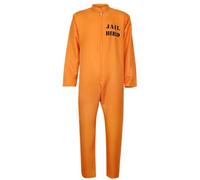 Déguisement de Prisonnier Orange, Costume de prisonnier, Combinaison Prisonnier Homme, Tenue Prisonnier Oranges Unisexe, Orange Prisons Costume Halloween carnaval Cosplay