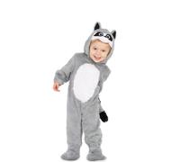 Mom Raccoon Baby Costume Gris 0-6 Months Enfants