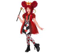 Déguisement de Reine de Cœur en tulle pour fille 5-7 ans