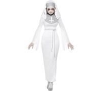 Déguisement De Religieuse Possédée Blanche Pour Femme (Taille S) Multicolore