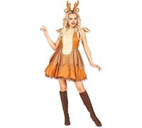 Déguisement de Renne Coquette pour femme - WIDMANN - Noir - XS - Adulte M