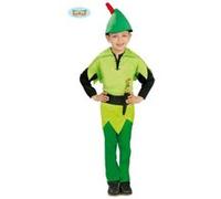 Fiestas Guirca Déguisement Robin garçon vert – T-shirt, ceinture, chapeau, pantalon – 3-4 ans