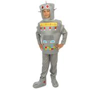 Déguisement de Robot - PTIT CLOWN - Enfant - 5/6 ans - Gris - 4 pièces
