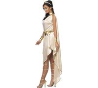 Smiffys Fever Goddess Costume, Cream (Size M)