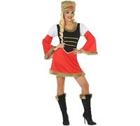 Déguisement De Russe Rouge Pour Femme (Taille Xl) Multicolore