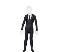 Déguisement De Slender Man Seconde Peau Pour Garçon (Taille 10-12a)