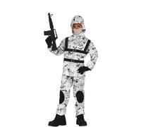Déguisement De Soldat Arctique Pour Enfants (Taille 7-9a) Multicolore