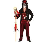 Déguisement De Sorcier Vaudou Pour Homme (Taille M) Multicolore