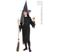 Widmann Déguisement enfant Party Fashion – sorcière, robe et chapeau, Halloween