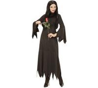 Widmann Costume Mortisia – Robe de sorcière gothique noire Taille XL