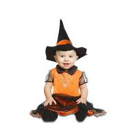 Déguisement De Sorcière Orange Pour Bébé (Taille 0-6m) Multicolore
