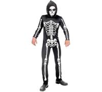 Déguisement de Squelette Sinistre pour enfant - WIDMANN - 4 ans - Halloween et soirées à thème 5 ans
