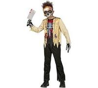 W WIDMANN MILANO Party Fashion - Costume enfant squelette zombie, 3 pièces, horreur, psychopathe, tueur, mort-vivant, Halloween