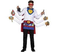 Déguisement De Super-Père Pour Homme (Taille M/L) Multicolore