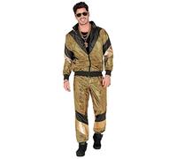 Déguisement de Survêtement - WIDMANN - Fashion des Années 80 - Noir - Adulte - Mixte L