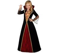 Atosa Déguisement robe longue Vampirea fille Rouge 10-12 ans