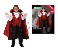 Déguisement de vampire Garçon - ATOSA - Noir et rouge - Fibre synthétique - Intérieur - A partir de 3 ans T2