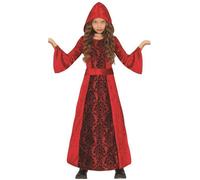 Déguisement de Vampire Gothique Rouge pour fille 5-6 ans