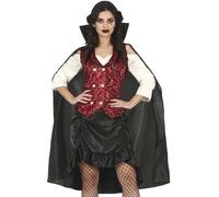 Déguisement De Vampiress Pour Femmes Halloween Costume Élégant