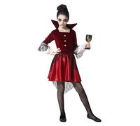 Déguisement De Vampiresse - Fille - 10/12 Ans (140 À 152 Cm)